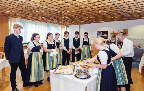 Beim Herz packen! Servieren
